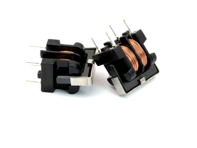 厂家直销UU9.8共模电感10MH 立式 脚距7*8 滤波器 电感器可定制